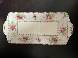 Royal Albert Petit Point Sandwich Tray - Picture 1 of 10
