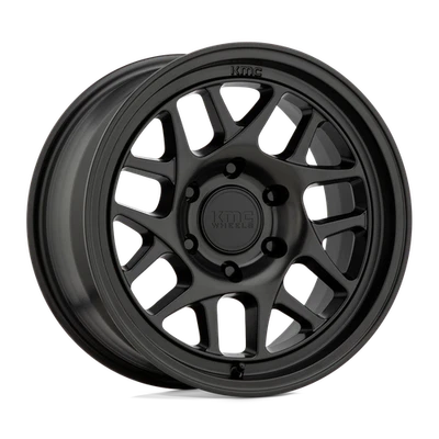 Rueda negra satinada 17x8,5 KMC KM717 BULLY OL 5x5,5 (0 mm) Foto 1 de 4