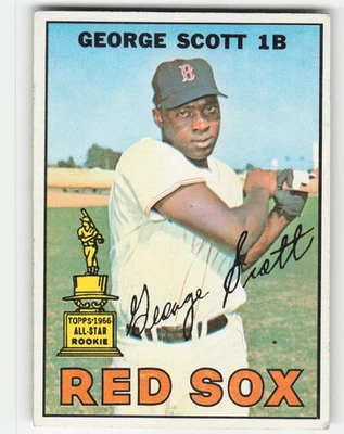 George Scott 1967 Topps #75 Boston Red Sox GD-VG - Image 1 of 2