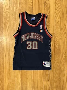 Vintage Kerry Kittles #30 New Jersey Nets Champion NBA Jersey (Youth M 10-12) - Picture 1 of 6