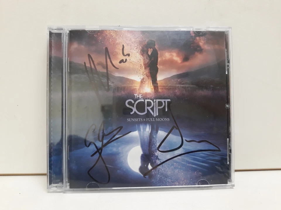The Script CD Sunsets & Full Moons Signed by Band Case Broken - Image 1 of 4