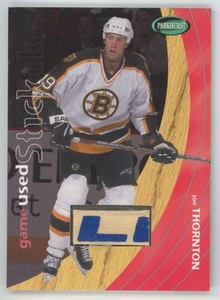 2001-02 Parkhurst Sticks game used Joe Thornton Boston Bruins #PS-21 - Picture 1 of 2