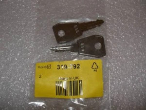 Lorin 850 Ersatzschlüssel, 2 Stück Switch Key Lorlin SRL Series Keylock Switches - Bild 1 von 1