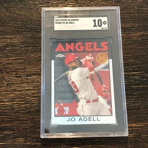 2021 Topps #86BC90 Jo Adell RC '86 Silver Pack Chrome SGC 10 - Picture 1 of 2