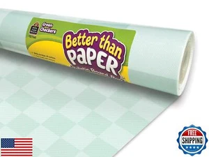 Teacher Created Resources Green Checkers Better Than Paper® Bulletin Board Ro - Picture 1 of 5
