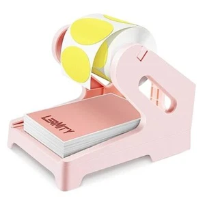 Label Holder Thermal Label Holder for Rolls and Fan-fold Labels, Shipping Pink - Picture 1 of 8