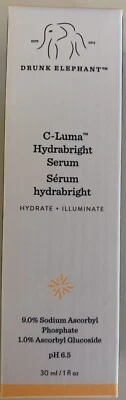 NEW IN BOX Drunk elephant C-Luma Hydrabright Serum 1 Fl Oz hydrate illuminate - Image 1 of 4