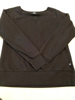 NWT SELF ESTEEM Junior's Sweatshirt Pullover Cold-Shoulder Ruffle Detail Size XS - Image 1 of 3