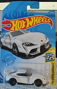 Hot Wheels '20 Toyota GR Supra White #178 178/250 2021 HW Speed Graphics 5/10 - Picture 1 of 8