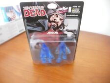The Walking Dead PVC Jesus and Walker Trans. Blue Skybound Exclusive 2 1/4" tall