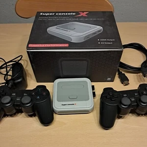 Spielkonsole Retro für TV Super Console X HDMI 2 Controller 70.000+ Spiele - Bild 1 von 1