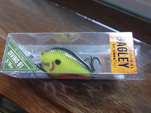 Older Bagley Diving B1 DB1 CSD Chartreuse Black Old 09 Color - Picture 1 of 3