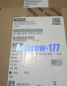 Brand New Siemens 6SL3210-1PE21-4UL0 Inverter power module - Picture 1 of 2