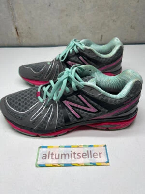 New Balance Women's W790GP3 Gray/Pink/Turquoise Running Shoes Sneakers Size 11 B - Image 1 of 4