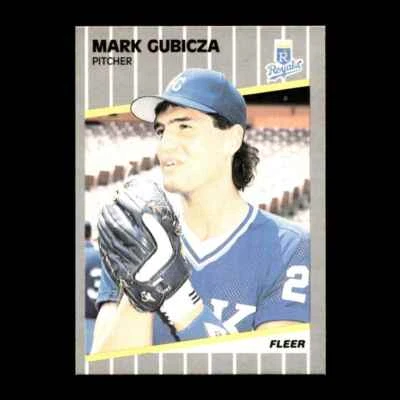 Mark Gubicza 1989 Fleer Kansas City Royals #283 83 - Image 1 of 2