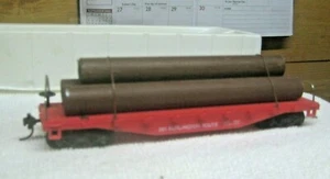 HO SCALE MODEL POWER BURLINGTON NORTHERN TRAILER WITH LOAD - Picture 1 of 3