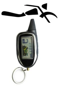 Sykik SRT208 Anti-theft Motorcycle Alarm System Key Fob Remote Start & Shut Off - Picture 1 of 4
