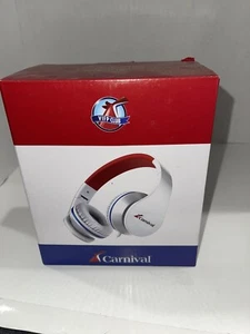 Carnival headphones Platinum & Diamond mem. gift.  Noise blocking New! - Picture 1 of 8