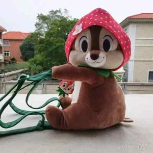 Tokyo Disney Sea Chip 'n Dale Plush Doll With hat Shoulder Bag Backpack - Picture 1 of 3