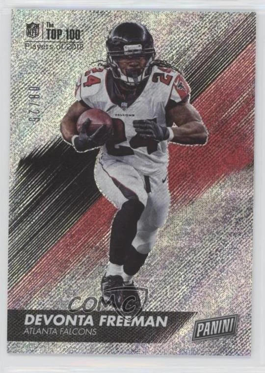 2018 Panini Day The Top 100 Rapture /25 Devonta Freeman #70 - Image 1 of 2