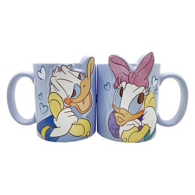 Sun Art Disney Donald Duck & Daisy Ente Paar Becher, Set Mit 2, Ca. 300ml (SAN4 - Bild 1 von 2