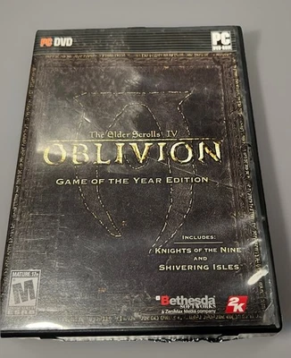 Elder Scrolls IV: Oblivion Game of the Year Edition PC, 2007 With Map - Image 1 of 4