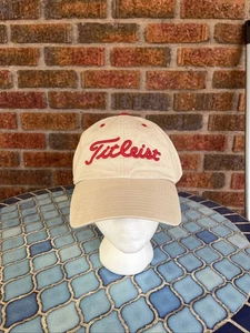 Titleist Golfmütze Nc State hellbraun verstellbarer Riemen hinten Mütze - Bild 1 von 9