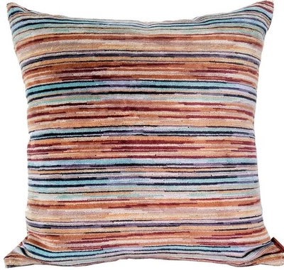 FUNDA ALMOHADA MISSONI HOME TERCIOPELO ALGODÓN 16x16" 40x40cm RONAN 160 Foto 1 de 4