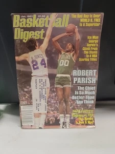 Robert Parish Basketball Digest Magazine gennaio 1983 Boston Celtics NBA - Foto 1 di 2