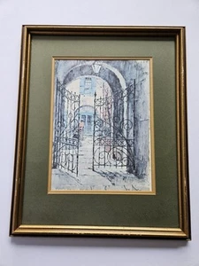 Set Of SIX Louisiana Prints By Don Davey Signed Custom Framed New Orleans Vtg. - Picture 1 of 12