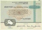 Maschinenfabrik KOENIG & BAUER 1962 Wien KBA Mödling Würzburg Radebeul 1000 ÖS