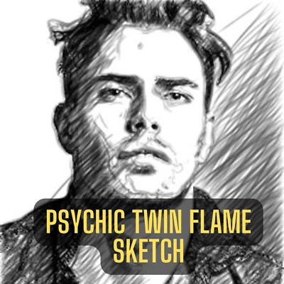 Twin Flame Sketch & Intuitive Reading - Discover Your Divine Connection