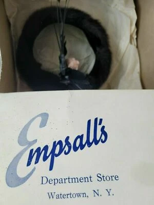 antiguo sombrero/banda de piel vintage NY Foto 1 de 4