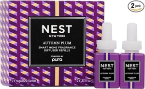 NEST New York Autumn Plum Smart Home Diffusore di Profumi Ricarica Pura, Confezione da 2 - Foto 1 di 9