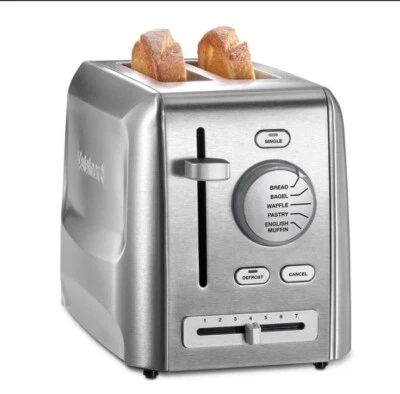 Cuisinart 2-Slice Custom Select Toaster Stainless Steel CPT-620 Open Box - Image 1 of 3