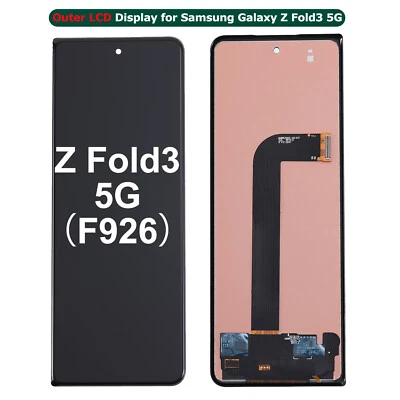 Outer LCD Touch Screen Display Replacement For Samsung Galaxy Z Fold3 5G SM-F926