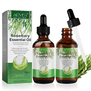 Pure Organic Rosemary Essential Oils - 2 Pack, Hair Growth Scalp Oil for Dry - Picture 1 of 11