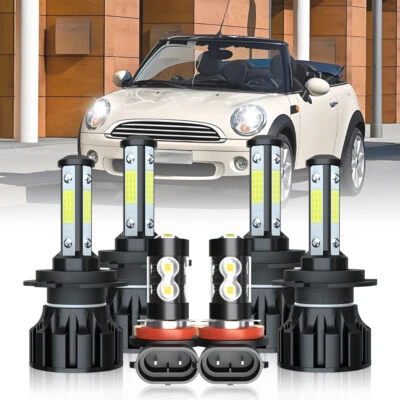 Combo 6x faros antiniebla LED para Mini Cooper 2003-2006 2007 6000K Foto 1 de 4