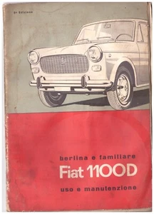 libretto uso e manutenzione Fiat 1100 d - Foto 1 di 1