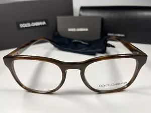 😎 NUEVO EN CAJA Gafas Dolce & Gabbana 3260 3118 Marcos Cuerno Marrón 52/20/145 - Imagen 1 de 9