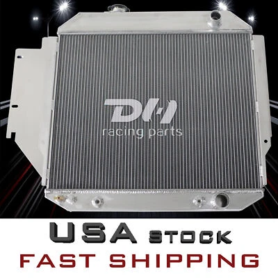 Radiador completo de aluminio para Ford E-150 E-250 E-350 Econoline Wagon 1992-1996 4,9 L Foto 1 de 4