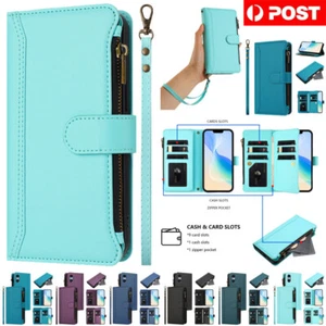 For OPPO Reno 13 12 Pro 11F X3 Lite X5 X6 X7 X8 Case Wallet Leather Flip Cover - Picture 1 of 47