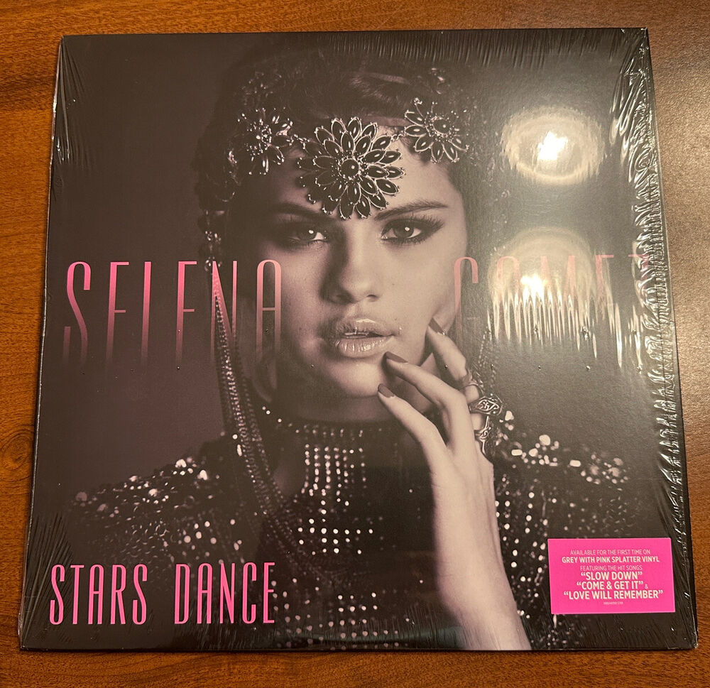 Selena Gomez Stars Dance Limited LP Grey Pink Splatter Vinyl Record Urban UO