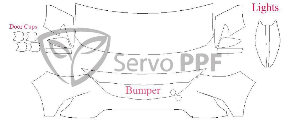 16+ Mazda CX 9 CX9 Original Suntek Autocurativo Transparente Sujetador Película Brillante Foto 1 de 4