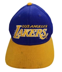 Vtg L.A. Lakers 100% Wool Cap Men Size 6 7/8  The PRO Sports Specialties Fitted  - Picture 1 of 9