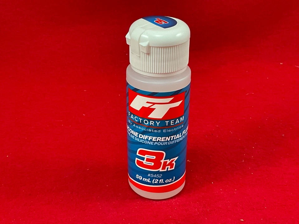 TEAM ASSOCIATED Silicone DIFF FLUID DIFFERENTIAL OIL 3000 WT (CST) 3K rc 5452 - Image 1 of 1