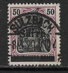 SAARGEBIET - 1920 - EMPIRE / OVERPRINT 50PF / SIGNED - 1V - USED - Picture 1 of 2