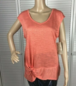 NWT Balance Collection Light Orange Yoga Fitness Shirt Top Size Medium - Picture 1 of 7