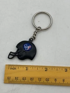 NFL Football keychain Houston Texans Black Helmet Logo Key Chain - Picture 1 of 2