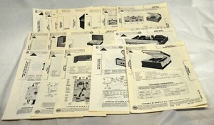 Vintage Sams Photofacts Record players (19) See Description for full list PFAX10 - Picture 1 of 8